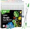 Ohuhu Acrylic Paint Markers Dual Tips: 36 Colors Dual Tips Paint Pens High Opacity Acrylic Markers Waterproof Lightfast for Rock Painting Easter Eggs Wood Glass Ceramic Canvas- Brush & Dot/ Fine & Dot/ Brush & Fine